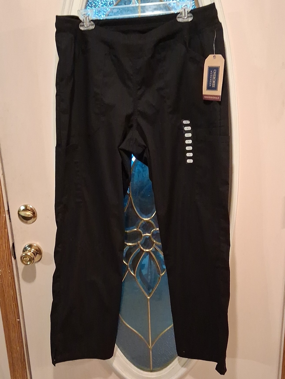 Cherokee Unisex Black Cargo Performance Pants
